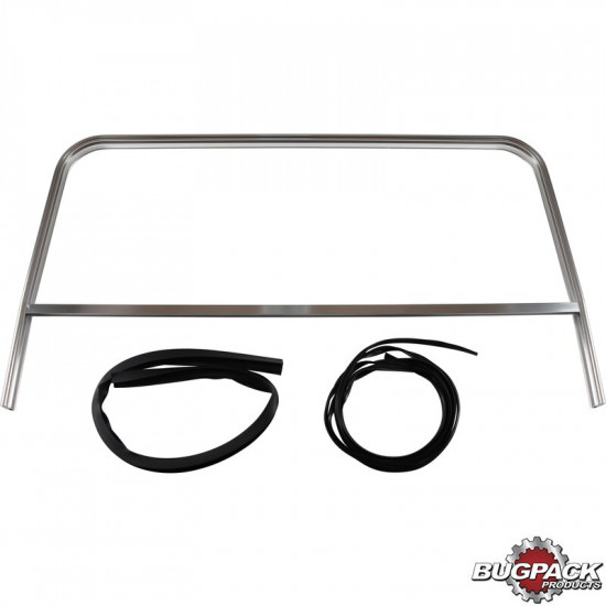 Windshield frame, dune buggy, 41 3/4x42 1/2"