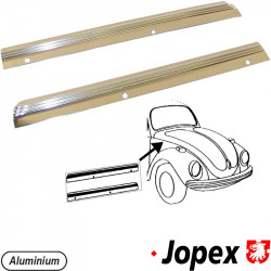 Moulding set (2 pcs.), front panel, aluminium, left/right