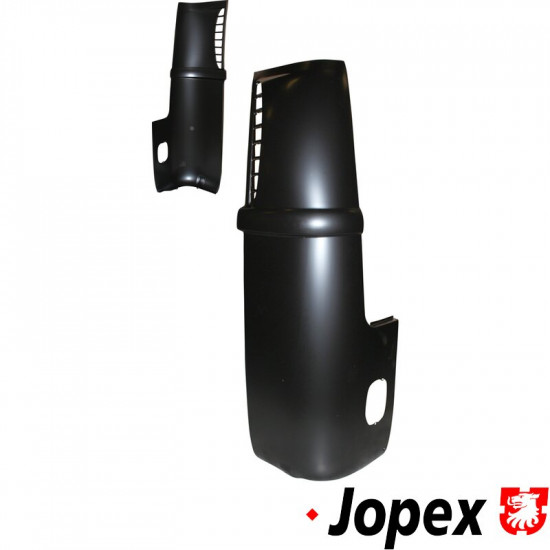 Corner, rear, with tail lamp cut out, complete, left