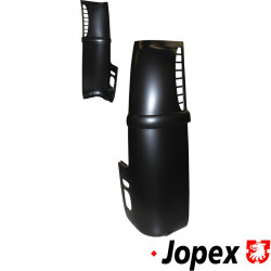 Corner, rear, with tail lamp and back up light cut out, complete, right