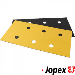Sound absorber kit for body work insulation. Cut for doors but universal usable. Dimension 50 x 26 cm.