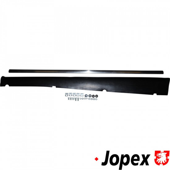 Running board kit with mounting kit, 33 mm moulding, Heavy Duty, left