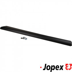 Running board with mounting kit, without moulding, left