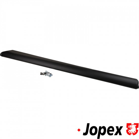 Running board with mounting kit, without moulding, left