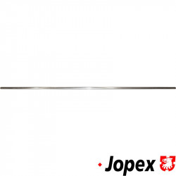 Moulding for running board, 18 mm, polished alu, German OE quality