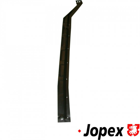 Bottom plate for heating channel, left