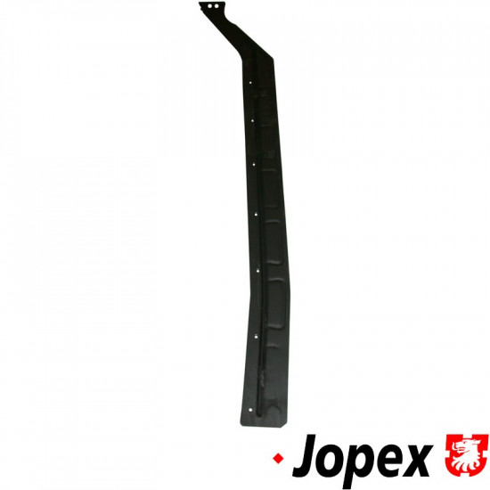 Bottom plate for heating channel, left