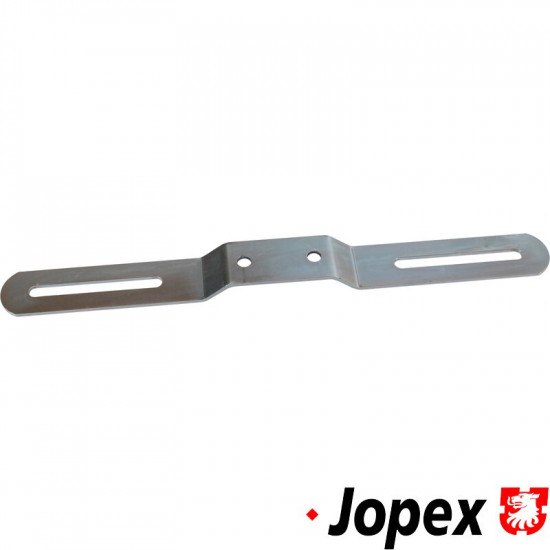 License plate holder, front/rear, metal