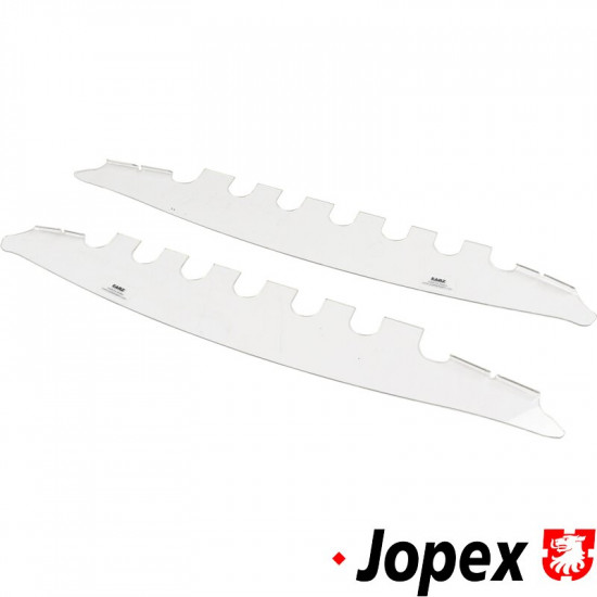 Air scoop set for the air vents on the back of the side pane