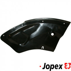 Front wheelhouse section with bumper bracket, left