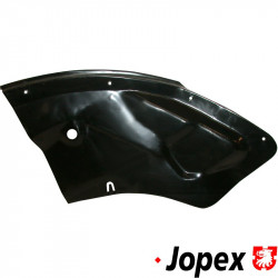 Front wheelhouse section with bumper bracket, right