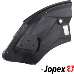 Front wheelhouse section with bumper bracket, left