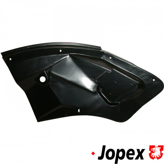 Front wheelhouse section with bumper bracket, right