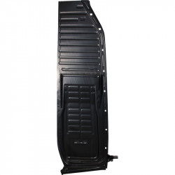 Floor pan with seat runners, complete, right