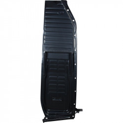 Floor pan with T seat runners, complete, right