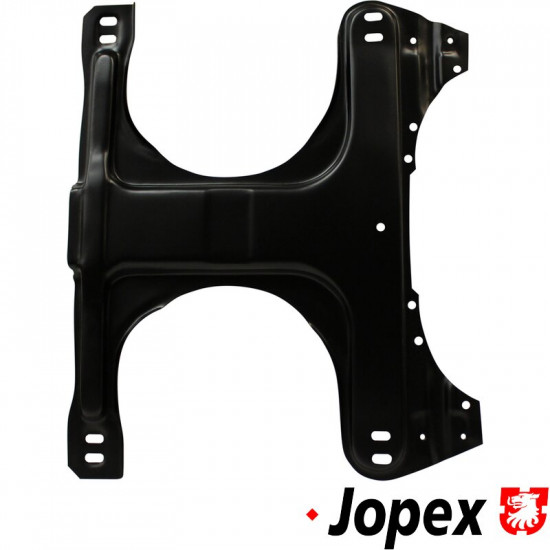 Bottom plate for frame head, complete