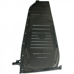 Floor pan with seat rail, left