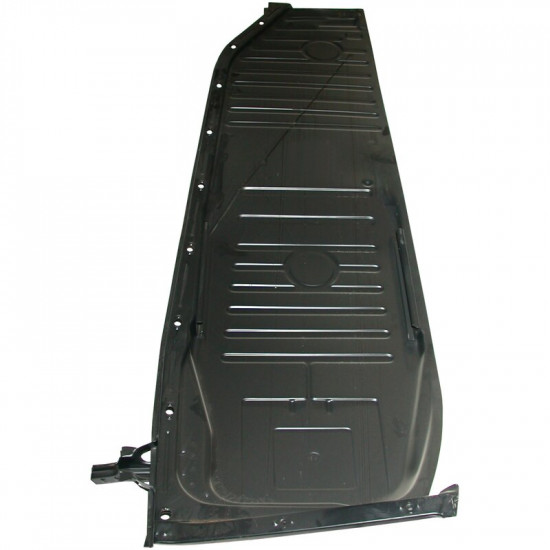 Floor pan with seat rail, left
