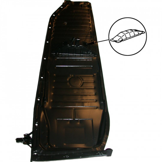 Floor pan with seat bucket, Heavy Duty, left