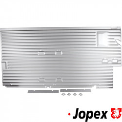 Cargo floor plate incl. seat mounts and brackets, 1 mm thick, OE quality, right