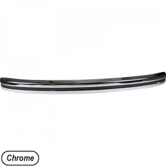 Bumper, front, chrome, Brazil