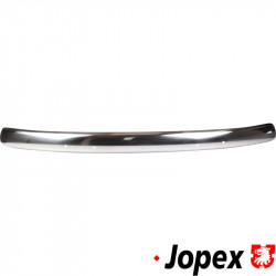 Bumper, front, OE style, polished stainless steel