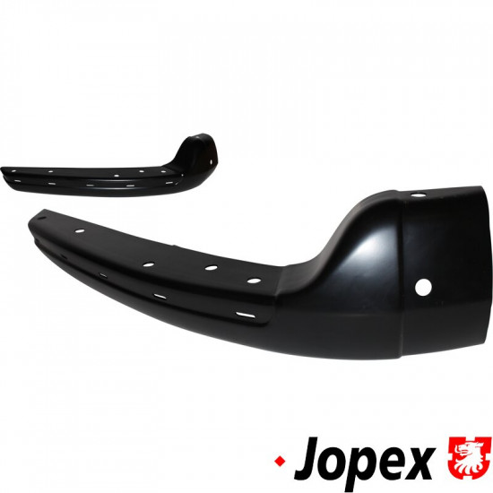 Corner piece, bumper, front, black primered, right