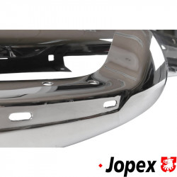 Bumper set, stainless steel, front and rear