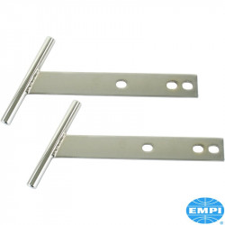 T-bar set, chrome, 2 pieces