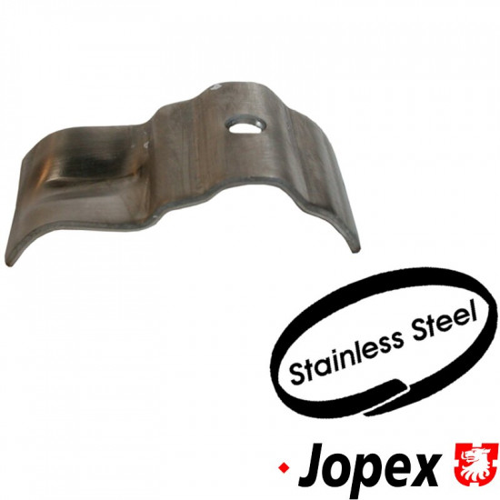 Bumper bracket reinforcement, stainless steel