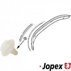 Clips for rubber moulding, bumper,front/rear