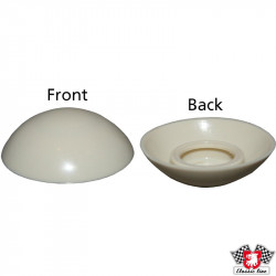 Cover cap for bumper bolt, white