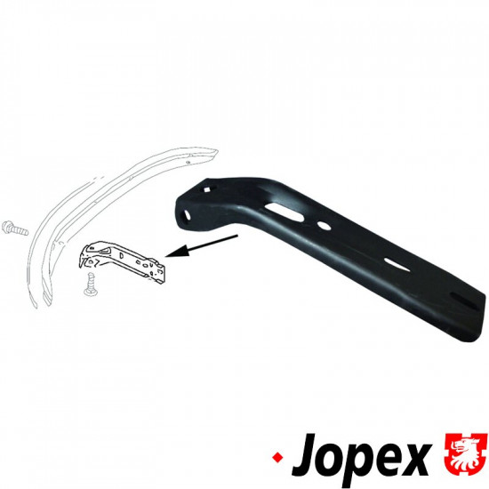 Bumper bracket, heavy duty, 3.25 mm strong steel