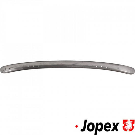 Rear bumper, OE style, polished stainless steel