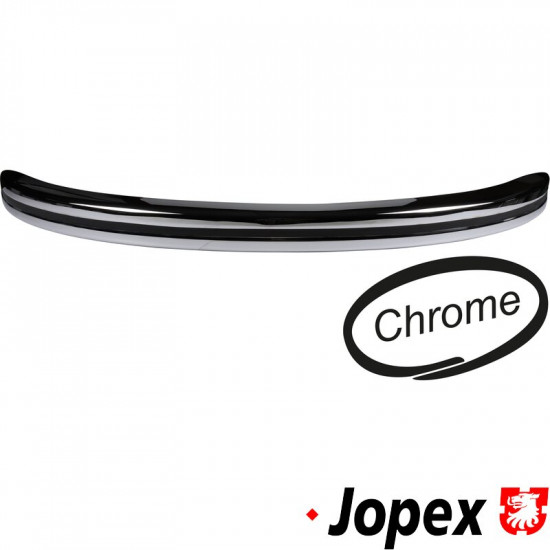 Rear bumper, OEM quality, chrome plated according to original standards