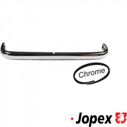 Rear bumper set, complete, rear, chrome