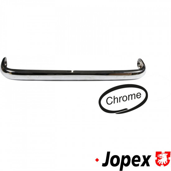 Rear bumper set, complete, rear, chrome