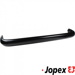 Rear bumper, primed, diamond cut design ends