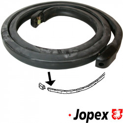 Moulding for bumper, rubber, rear