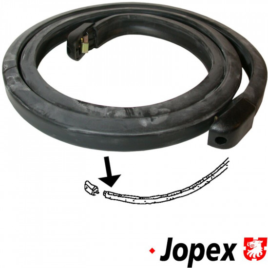 Moulding for bumper, rubber, rear