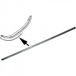 Moulding for bumper, rubber, rear