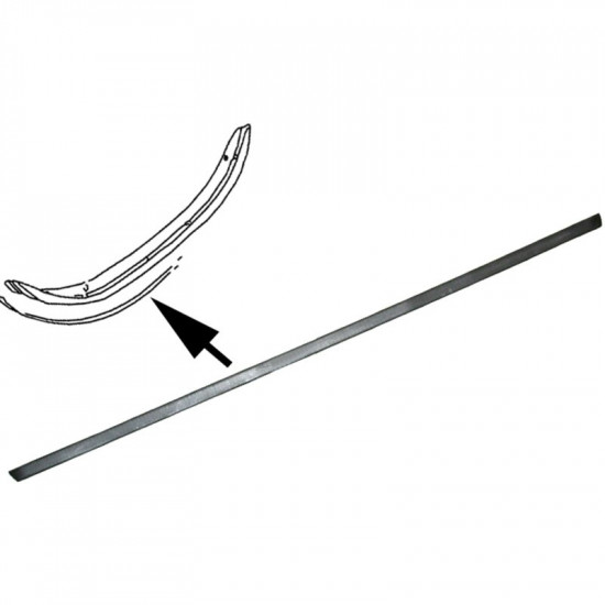 Moulding for bumper, rubber, rear