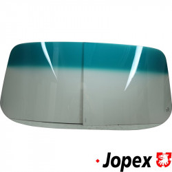 Windshield, E-marked, green/green