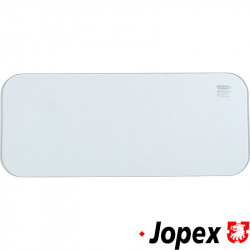 Rear window glass, clear, E-marked