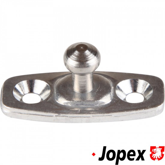 Fixing pin for windshield, upper