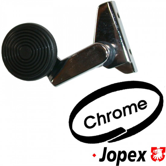 Lock for vent window, chrome, left