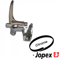 Lock for vent window, chrome, left