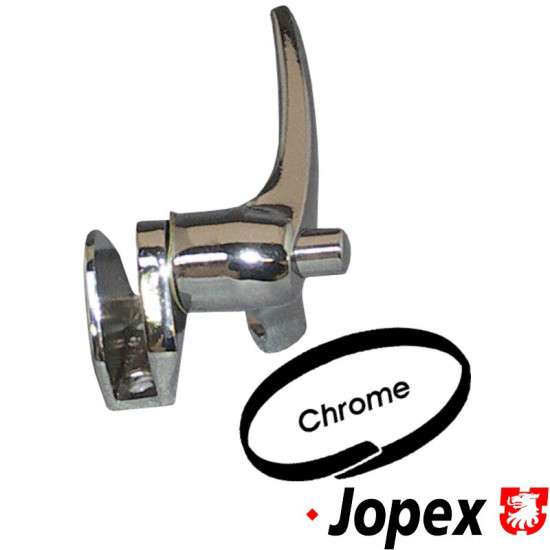 Lock for vent window, chrome, right