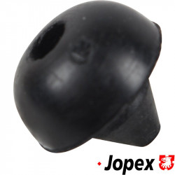 Door glass anti-rattle plug,