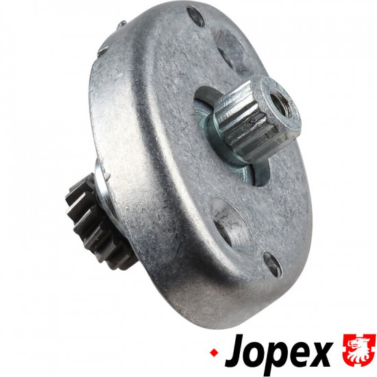 Sunroof gear assembly, long shaft